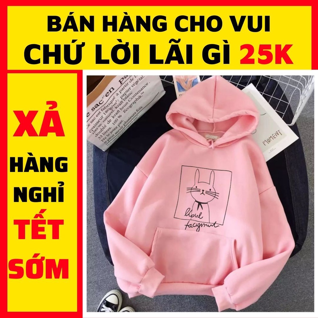 Áo hoodie nam nữ  nỉ lót bông form rộng sweater Unisex oversize Ulzzang Streetwear Hàn Quốc