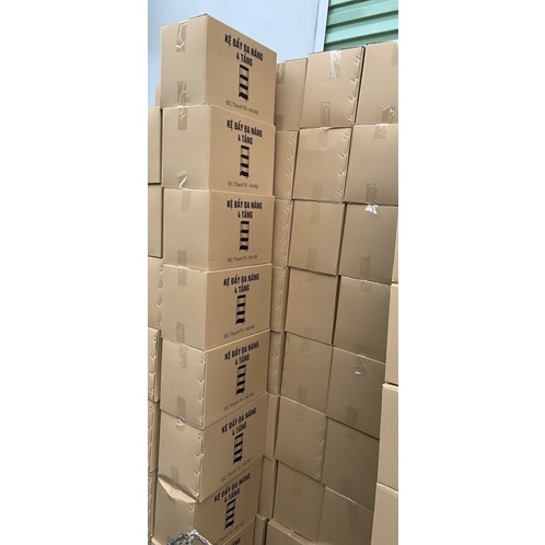 Kệ 4 Tầng Đa Năng Có Bánh Xe