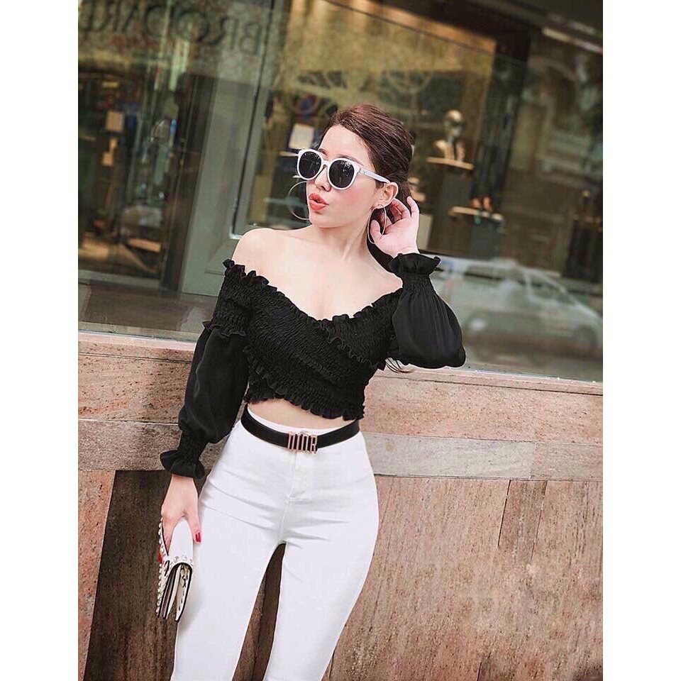 [Mã WARN10 giảm 10k đơn 99k] [ Ảnh Tự Chụp ] - ÁO NHÚNG ĐẮP CHÉO TAY DÀI | BigBuy360 - bigbuy360.vn