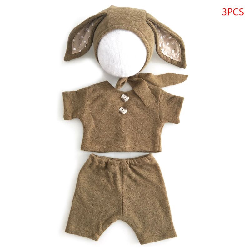 Mary☆3Pcs/set Infant Photo Clothing Sweet Newborn Baby Photography Clothes Accessories Hat Pants Outfits