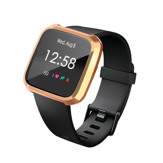 Replacement For Fitbit Versa Lite Watch TPU Full Screen Protector Protect Frame Case Cover