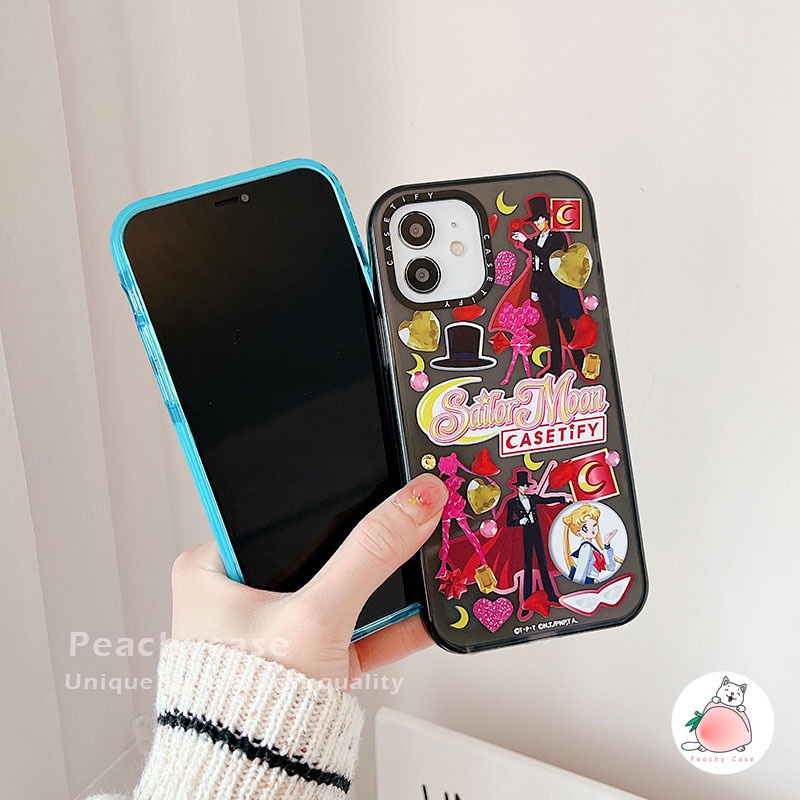 Ốp Điện Thoại TPU Mềm Dày Chống Sốc Hình Cô Gái Hoạt Hình Thời Trang Cho IPhone 13 12 Pro Max 11 Xr Xs Max X 6 7 8 Plus