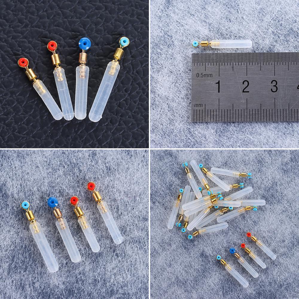 Bộ 20 Phao Nổi Bằng Silicon Đầu Đồng Màu Sắc Ngẫu Nhiên