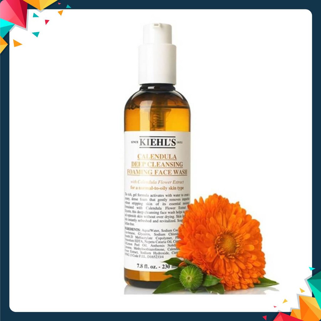 Sữa Rửa Mặt Hoa Cúc - Kiehl’s Calendula Deep Cleansing Foaming Face Wash giảm sập sàn | BigBuy360 - bigbuy360.vn