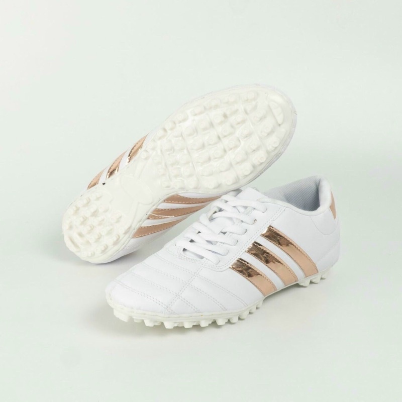 Giày đá bóng, Giày 3 sọc đá banh sân cỏ nhân tạo giá rẻ dành cho nam nữ thể thao bóng đá