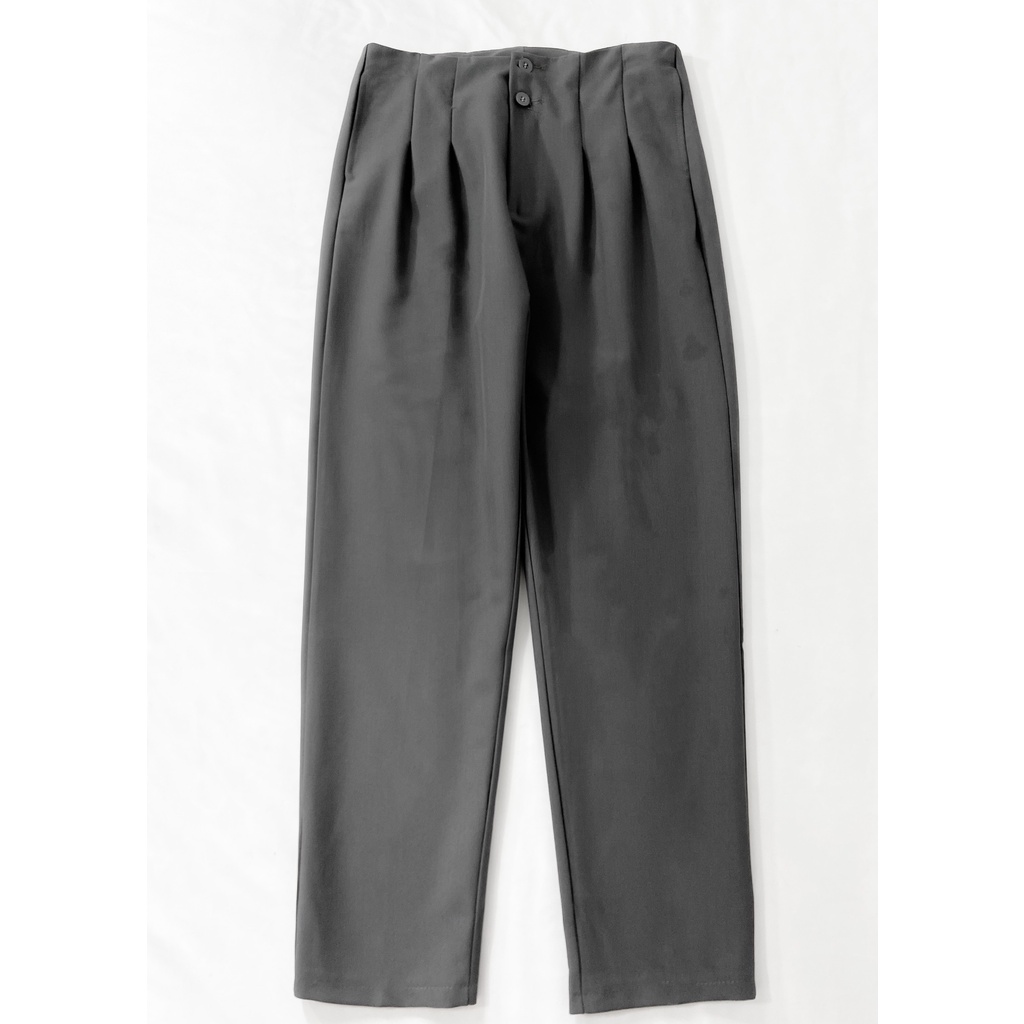 Quần Baggy Triết Eo 2 Ly Vải 2 Biên