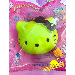 SQUISHY MÓC KHÓA MẶT HELOKITTY (thaolinh950)