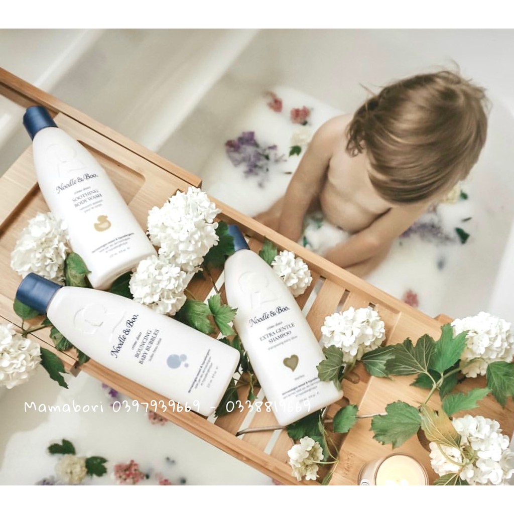 Sữa tắm gội Noodle & Boo Newborn 2in1 , Dầu Xả & Dầu Gội Noodle & Boo cho bé