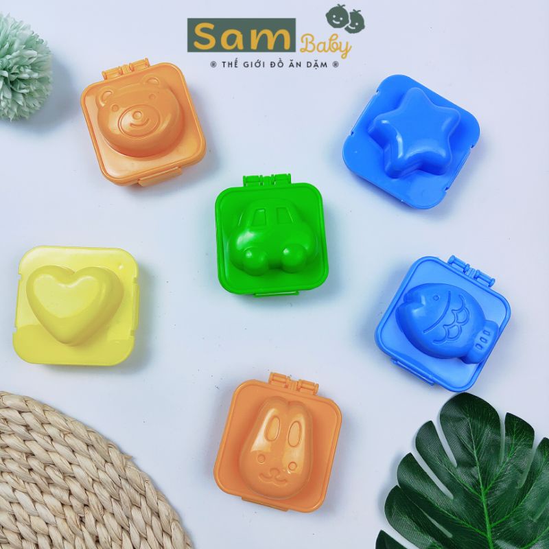 Khuôn bento làm đậu hũ non yến mạch, làm bánh Sambaby1