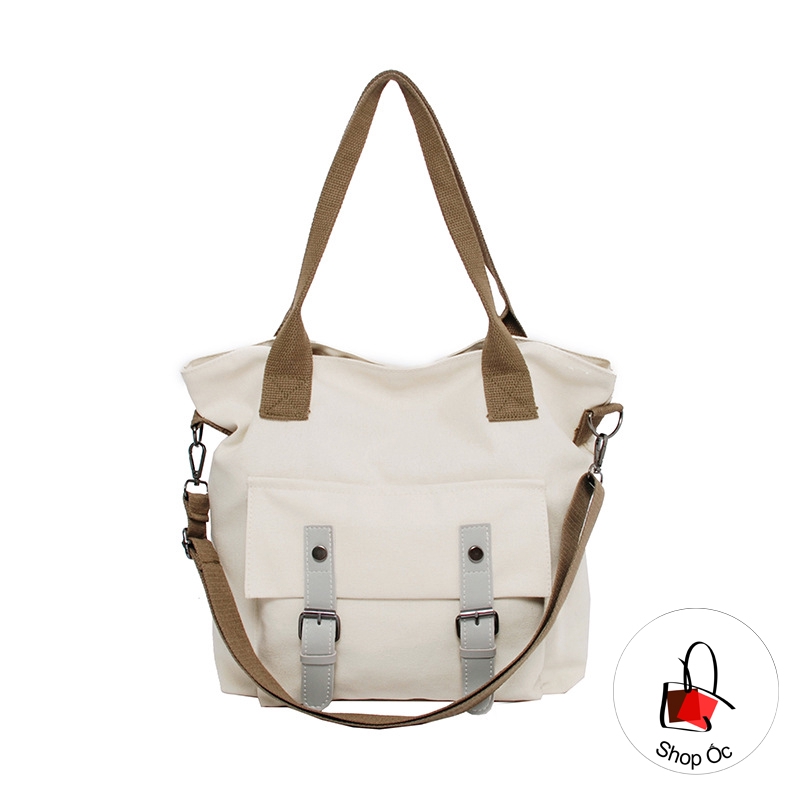 (HOT) Túi vải nữ chất vải canvas siêu bền trẻ trung E280 ( không gấu )