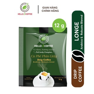 Cafe Phin Giấy (Drip Bag) Hello 5 - Longe - Gói 12g