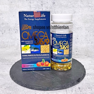 Dầu cá omega alaska 3,6,9 hỗ trợ hệ tim mạch , trí não , tăng cường thị lực , sáng mắt - hộp 100v
