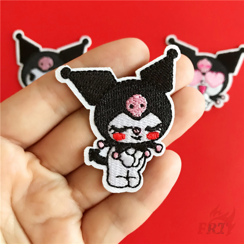 1 Miếng Vá Quần Áo Hình Nhân Vật Hoạt Hình Kuromi &amp; Melody