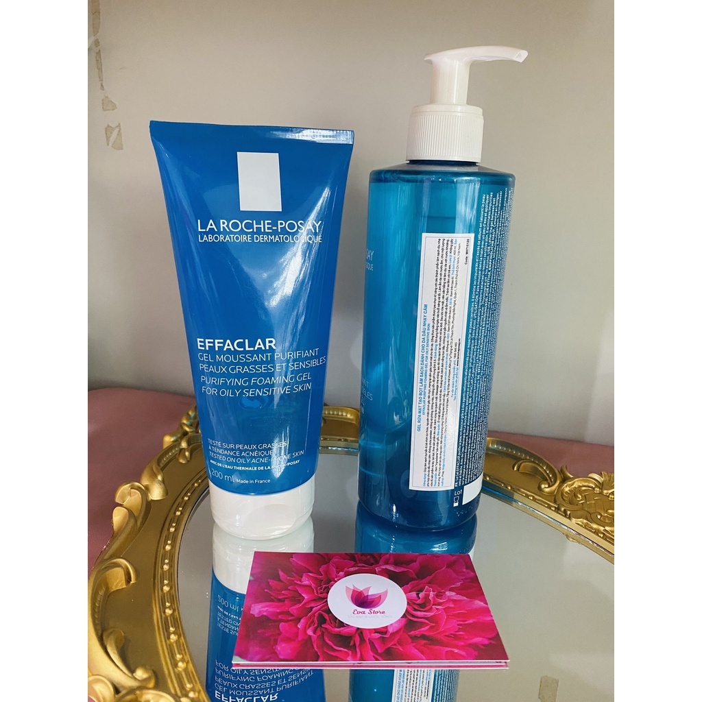 Gel Rửa Mặt Cho Da Dầu Nhạy Cảm La Roche-Posay Effaclar 200ml