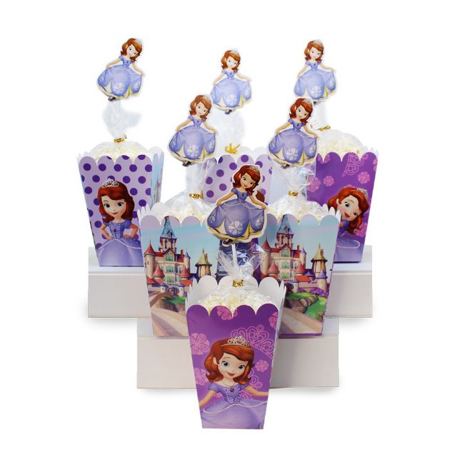 Set giấy mega trang trí sinh nhật chủ đề công chúa sofia