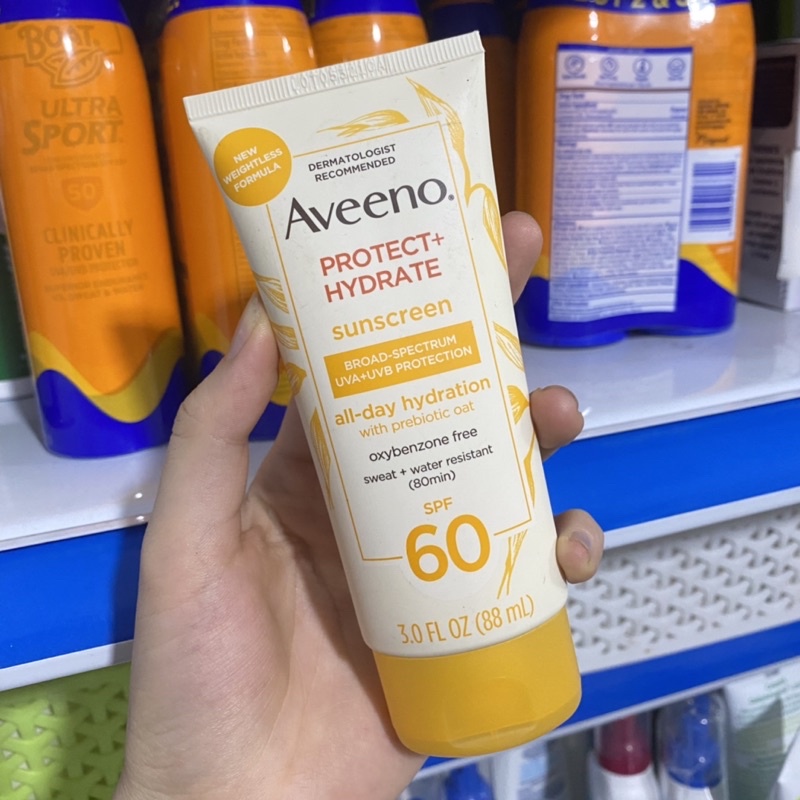 Kem chống nắng Aveeno Protect + Hydrate Sunscreen Broad Spectrum SPF 60