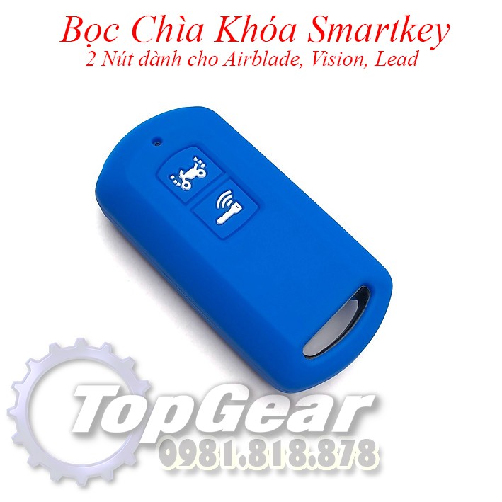 Bọc Chìa Khóa Smartkey 2 nút - Airblade, vision, Lead - Chất liệu Silicon &lt;TOPGEAR&gt;