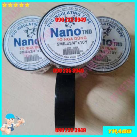 2 cuộn băng keo điện PVC 10y Nano - PVC10yNano Đsg