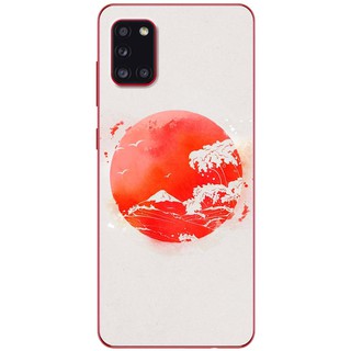 Ốp lưng samsung galaxy a31, a51, a71 in hình mặt trăng đỏ