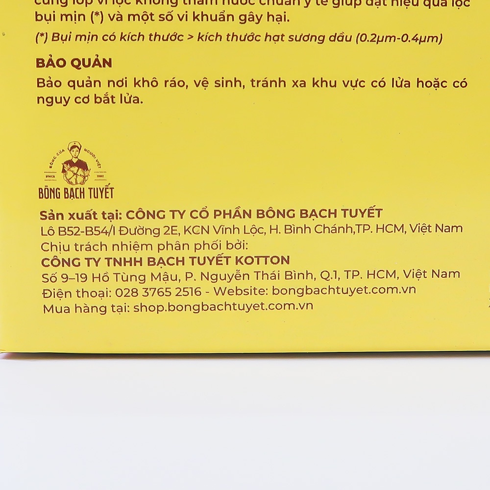 Khẩu trang cho bé từ 6 - 11 tuổi Bông Bạch Tuyết (30 cái) - Khẩu trang y tế cho bé 3 lớp Bạch Tuyết
