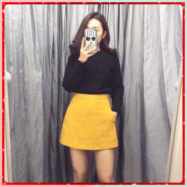 Chân váy công sở-   Chân váy chữ A chất tuyết Hàn dày dặn, mềm mát dễ kết hợp đồ, lên phom đẹp-Kiều Lee | BigBuy360 - bigbuy360.vn