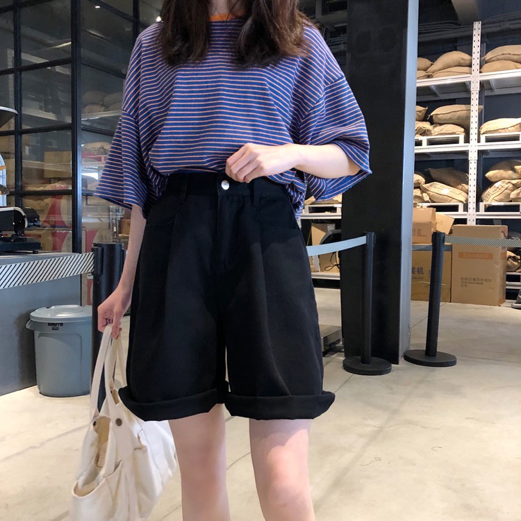[SẴN] Quần shorts jean nữ Ulzzang Quảng Châu QLJ12
