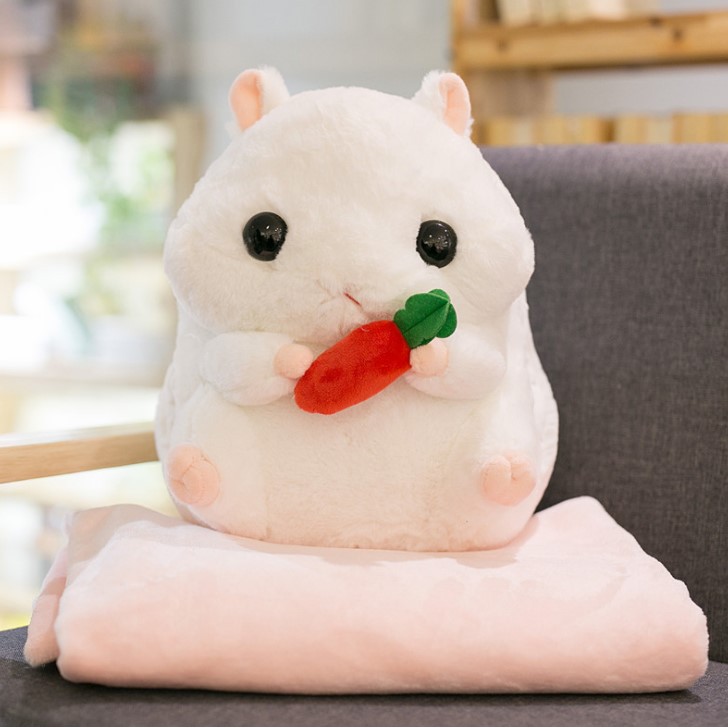 Gấu bông Hamster kèm mền 3 trong 1 PA9287