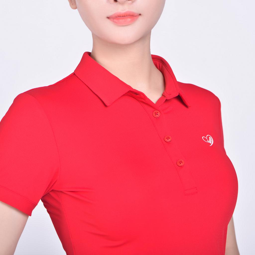 Áo Polo Nữ 211102 Livan Sport Co Giãn Mềm Mịn Thoáng Khí Cao Cấp