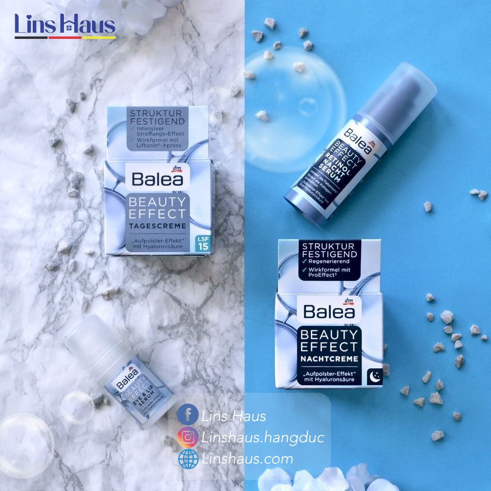 Kem dưỡng da chống lão hóa Balea Effect ban ngày/ ban đêm