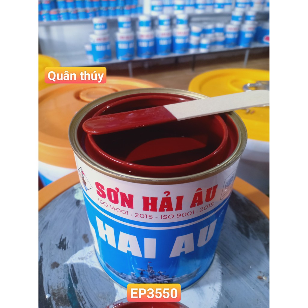 [Giá hủy diệt] Sơn kẽm Hải Âu Epoxy Màu đỏ nâu EP3550 (1L) sơn mạ kẽm 2 thành phần