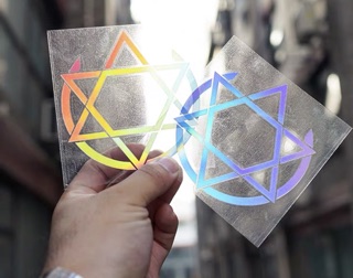 Tem 7 màu Hologram xe máy