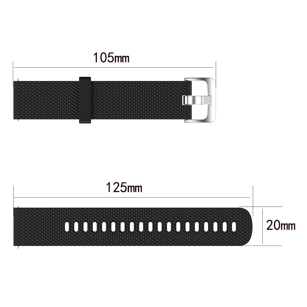 GARMIN Dây Đeo Silicon Nhiều Màu Sắc Cho Đồng Hồ Thông Minh Garmin Forerunner 245 245m 20mm