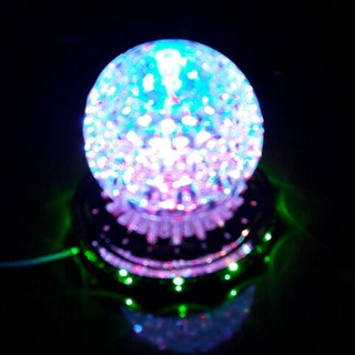 Đèn led cầu quay magic ball light led 7 màu