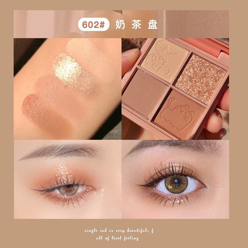 Bảng phấn mắt 4 Ô Màu HOLDLIVE Yue Mu Impression Eyeshadow Palette HL473 [ HOLDLIVE ] | BigBuy360 - bigbuy360.vn