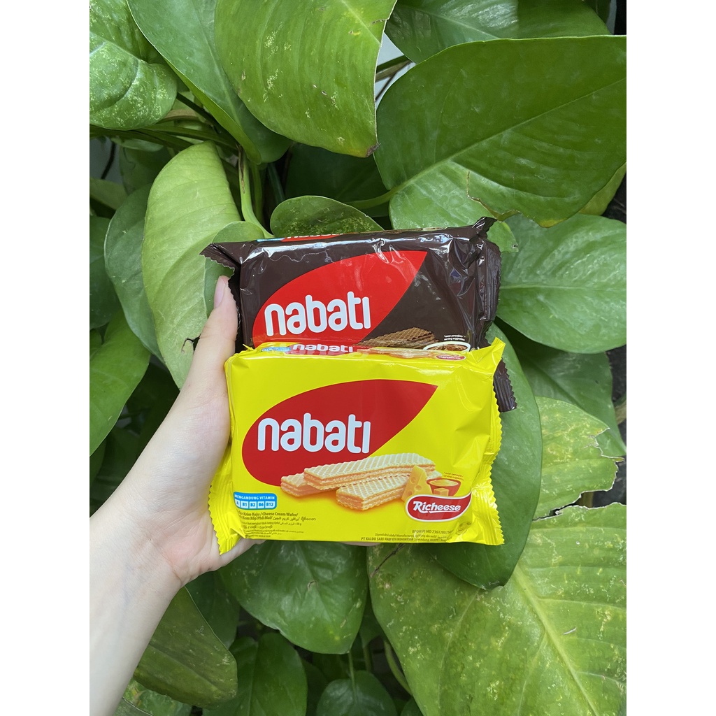 Bánh Sôcôla (Dạng Xốp) Richoco Nabati Chocolate Cream Wafer (Gói 50g)