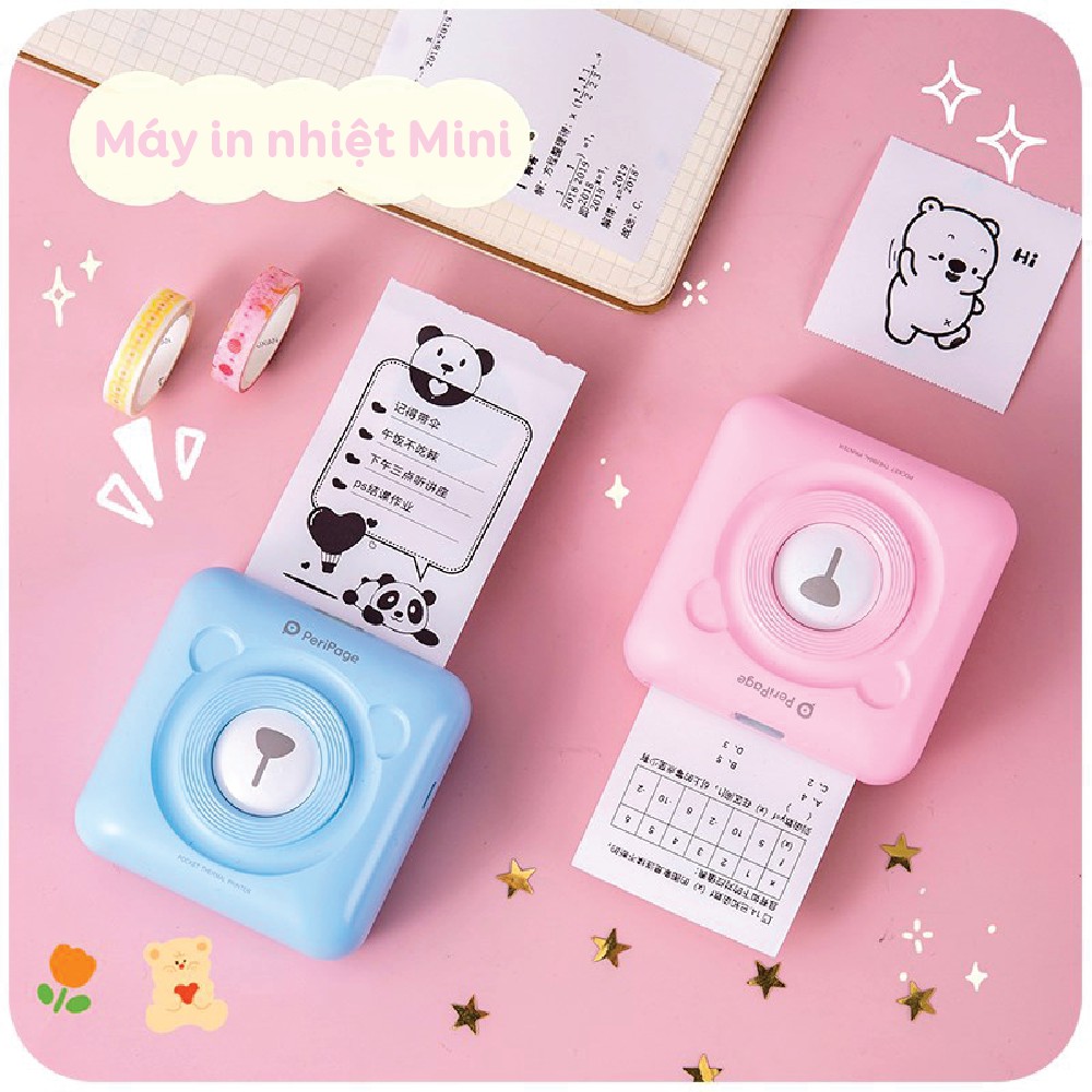 Máy in Nhiệt cầm tay Mini Bluetooth Peripage A6, A6s không dây bỏ túi ❤ in ảnh, tài liệu, in hóa đơn | BigBuy360 - bigbuy360.vn