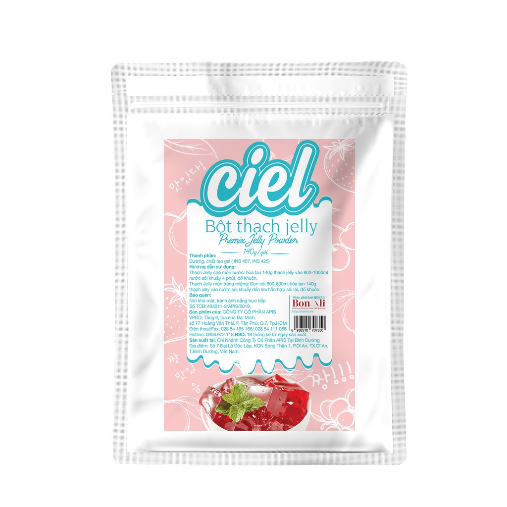 Bột thạch jelly Ciel 140g
