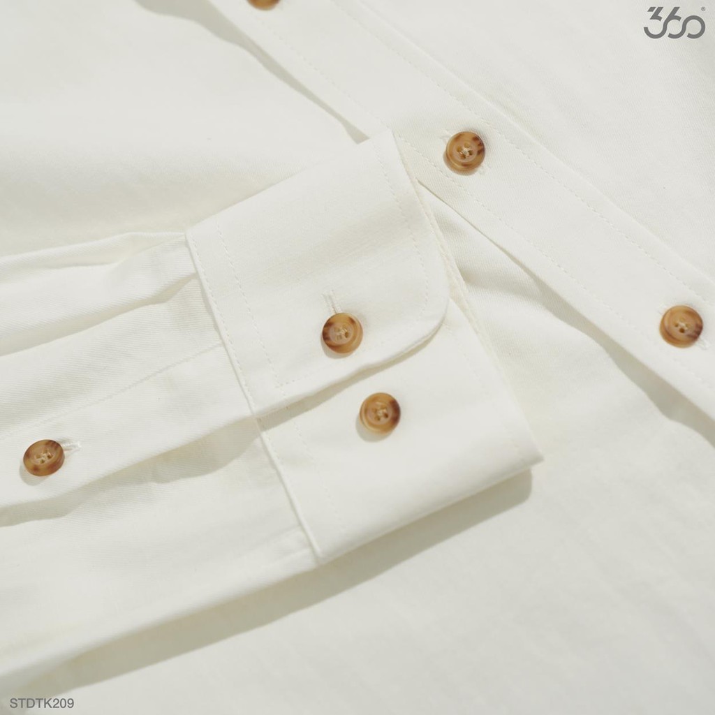 Áo sơ mi nam dài tay 360 BOUTIQUE cổ bẻ thêu hình ở túi ngực - STDTK209 | BigBuy360 - bigbuy360.vn