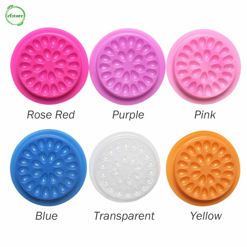 [Hàng mới về] Đĩa nhựa đựng keo dán mi giả kèm/không kèm chân đế chuyên dụng