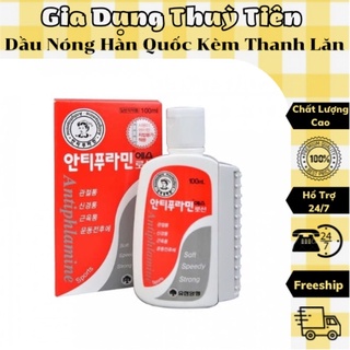 Dầu nóng xoa bóp Hàn Quốc kèm thanh lăn