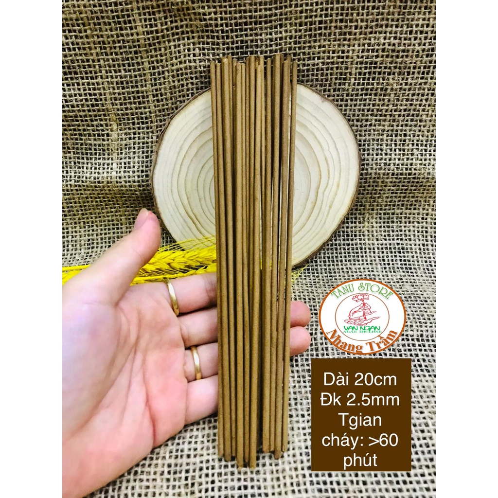 NHANG CÂY TRẦM QUẾ 20CM- THƠM ẤM ÁP LAN TỎA RẤT DỄ CHỊU- THANH LỌC KHÔNG KHÍ- TANU STORE