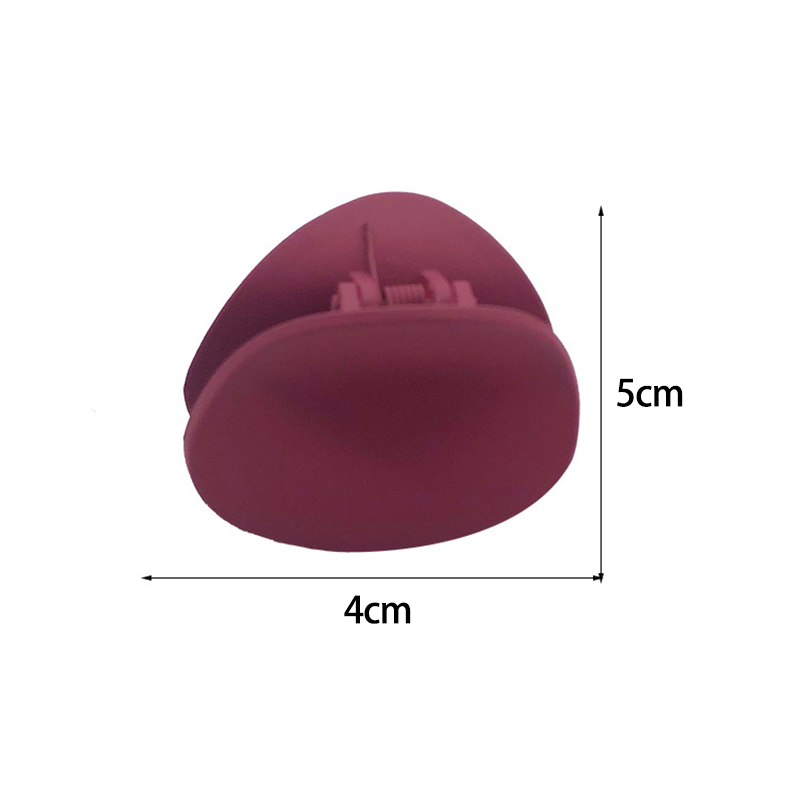 Kẹp bấu tóc acrylic màu trơn