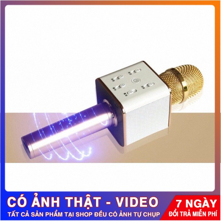 Micro Cầm Tay Hát Karaoke Kiêm Loa Ngoài Q7 |Luxury