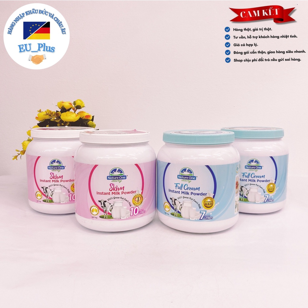 [SỮA ÚC] Sữa Nature One Dairy nguyên kem và tách kem 1kg