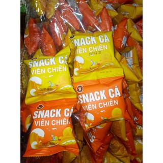 snack cá viên chiên
