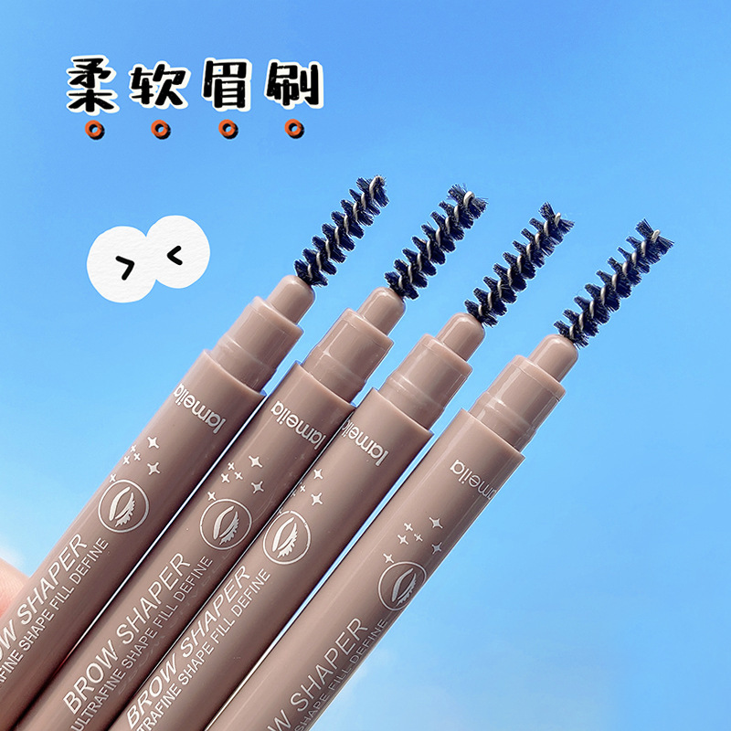 Bút chì kẻ chân mày kháng nước và mồ hôi lâu trôi chống lem nhòe thiết kế hai đầu tiện dụng gồm 5 màu