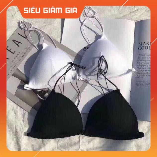Áo Bra 2 Dây Mảnh Chất Liệu Cotton Thoáng Mát Siêu Sexy 2099