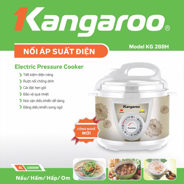 Nồi áp suất Kangaroo KG288H