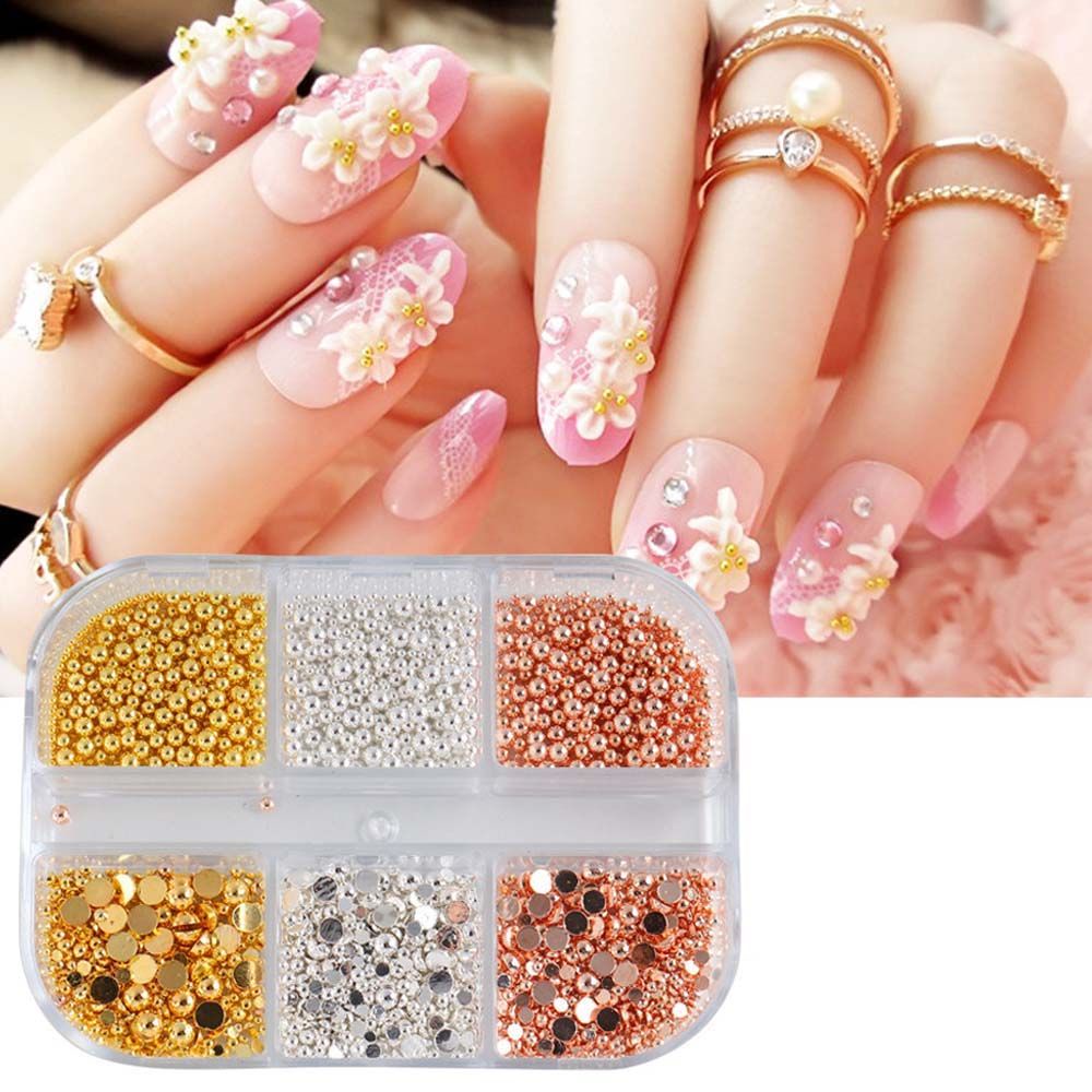 Phụ Kiện Trang Trí Móng Tay Hình Hoa Năm Cánh Màu Sắc Ngọt Ngào Bằng Nhựa Resin Acrylic Diy