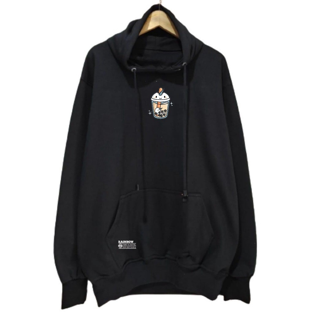 Áo Khoác Sweater Chính Hãng Màu Đen Cao Cấp distro hodi hodie Dành Cho Nam Nữ size M L XL XXL